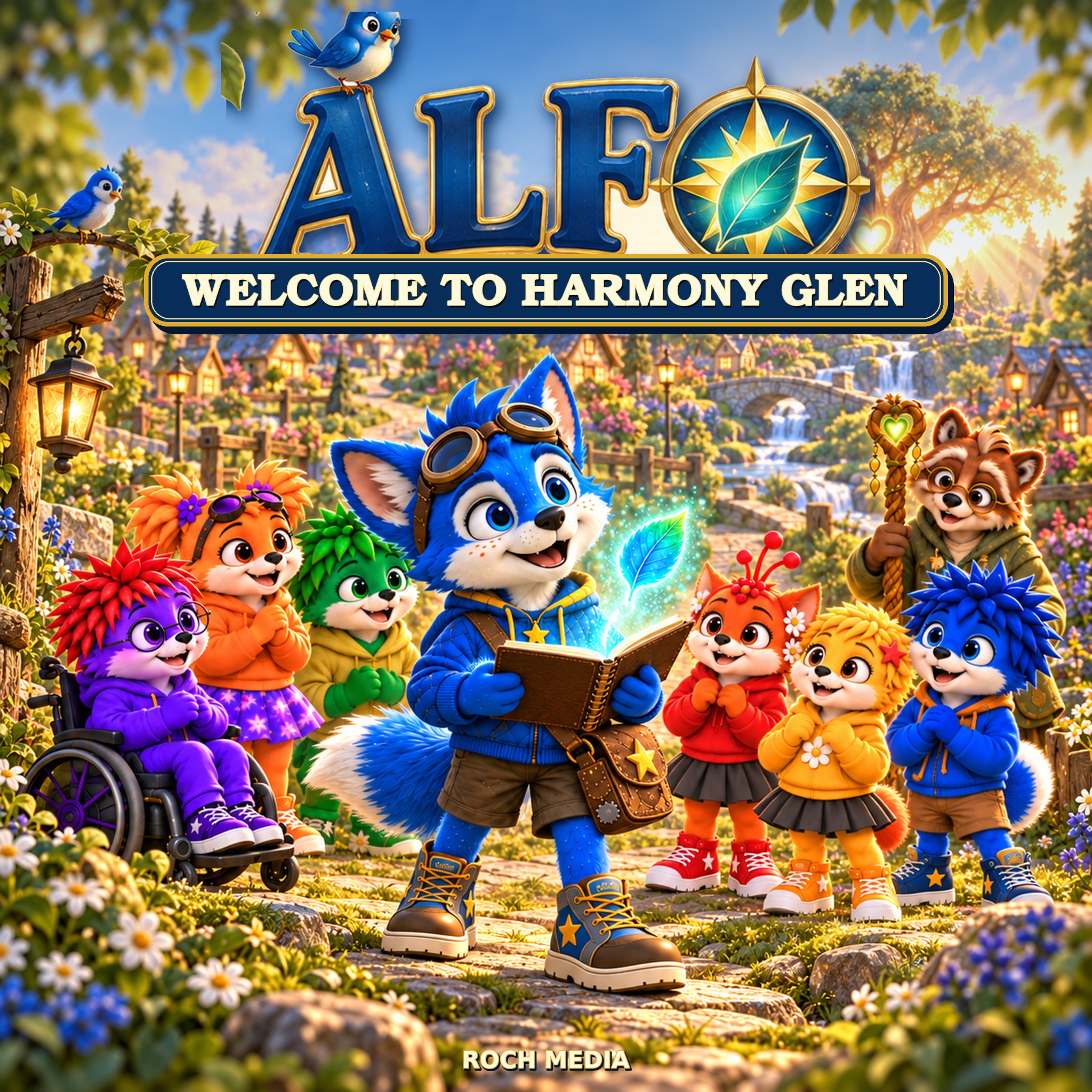 ALFO Welcome to Harmony Glen storybook cover
